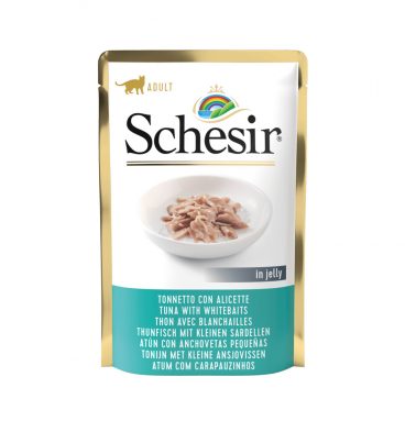 Schesir Kattenvoer Tonijn - Ansjovis in Gelei 85 gr