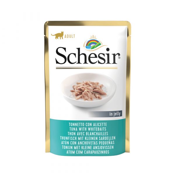 Schesir Kattenvoer Tonijn - Ansjovis in Gelei 85 gr