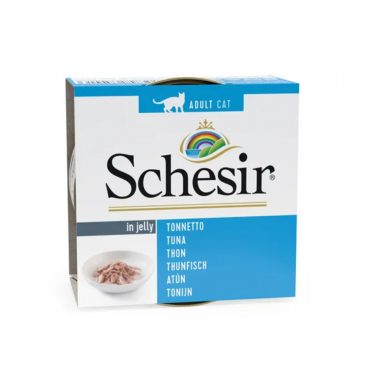 14x Schesir Kattenvoer Tonijn in Gelei 85 gr