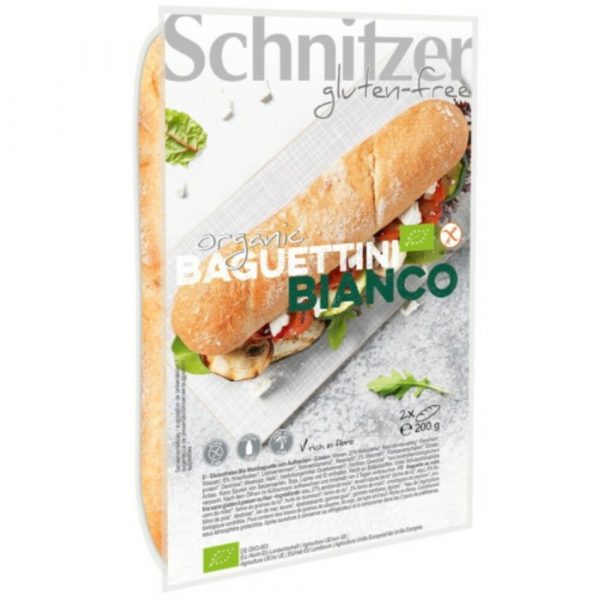 3x Schnitzer Baguette Bianco Bio 200 gr