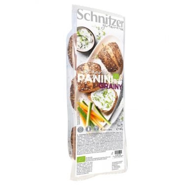 3x Schnitzer Panini Afbakbroodjes Glutenvrij 188 gr