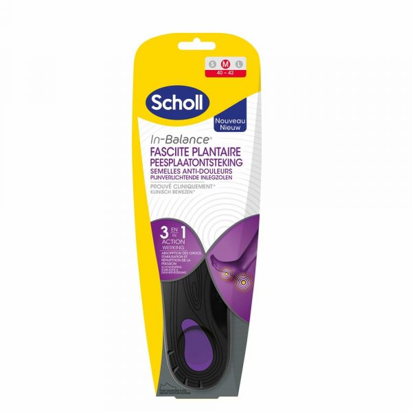 2x Scholl Balance Inlegzolen Peesplaatontsteking Medium