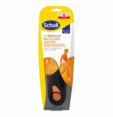 2x Scholl In Balance Inlegzolen Lage Rug Medium (Maat 40-42)