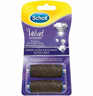 Scholl Velvet Smooth Elektrische Voetvijl Navulling Ultra Grof 2 stuks