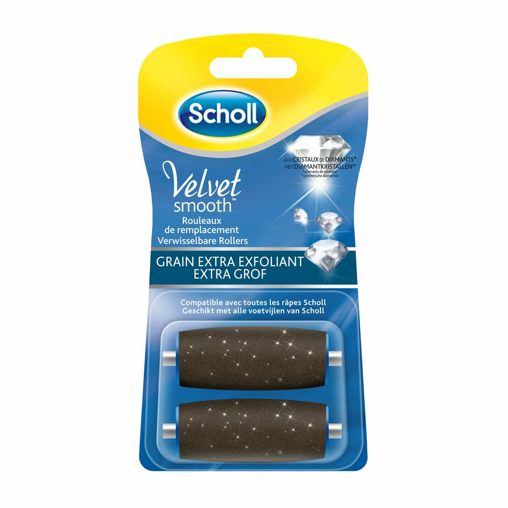 Scholl Velvet Smooth Express Pedi Extra Grof Navulling 2 stuks