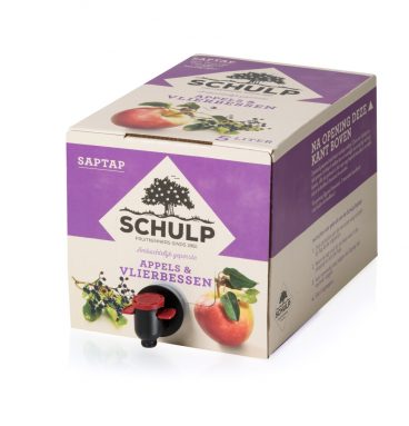 2x Schulp Saptap Appel-Vlierbes Ambachtelijk 5 liter