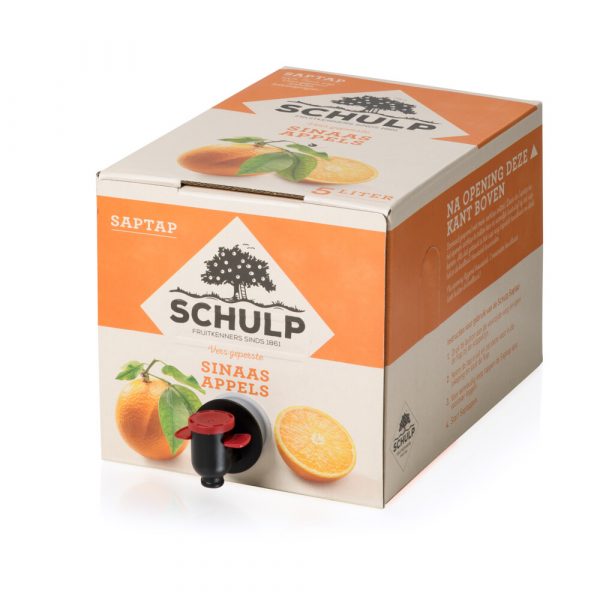 2x Schulp Saptap Sinaasappel Ambachtelijk 5 liter