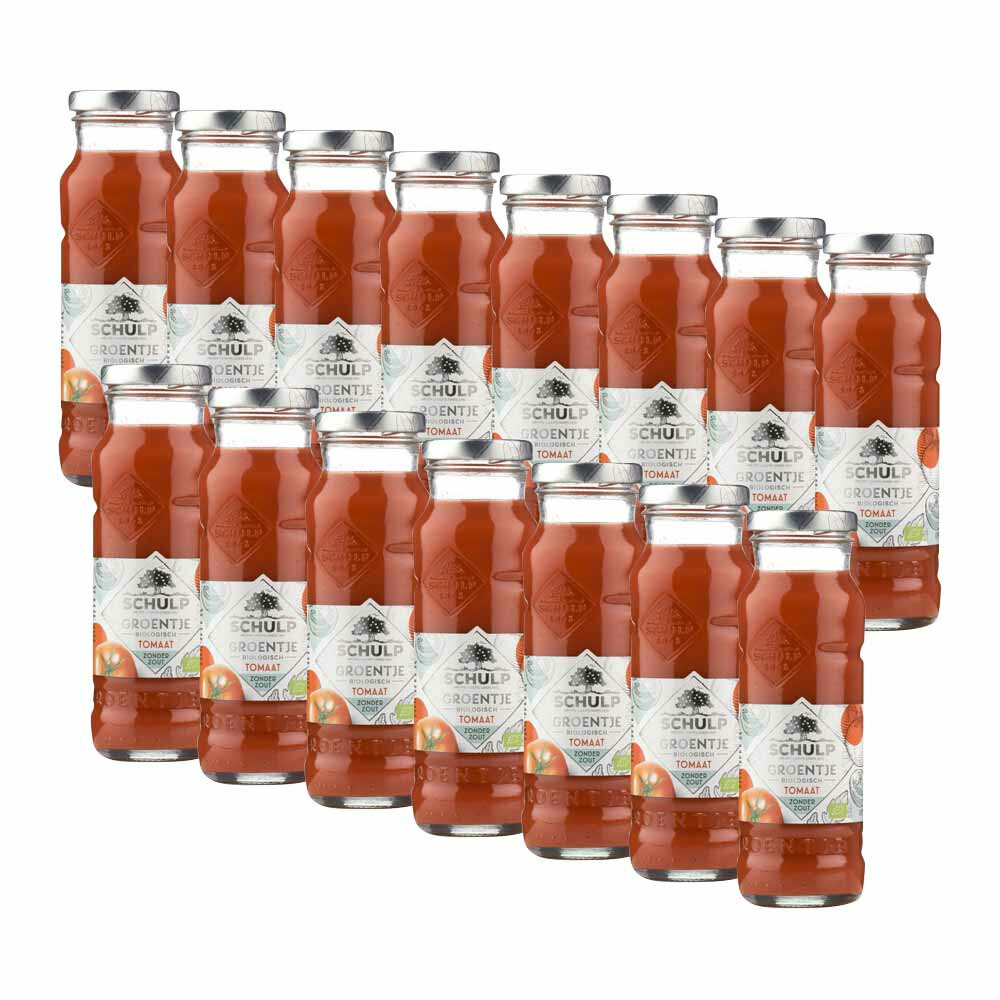 3x Schulp Tomatensap Biologisch Groentje 15 x 0