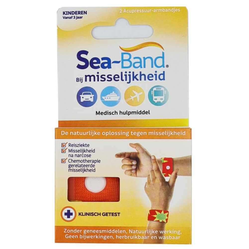 Sea Band Polsbandjes Bij Misselijkheid Kind 1 paar