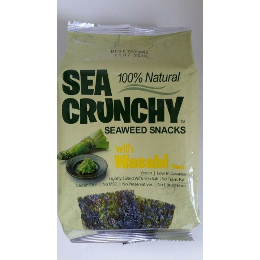 Sea Crunchy Snacks Wasabi 10 gr