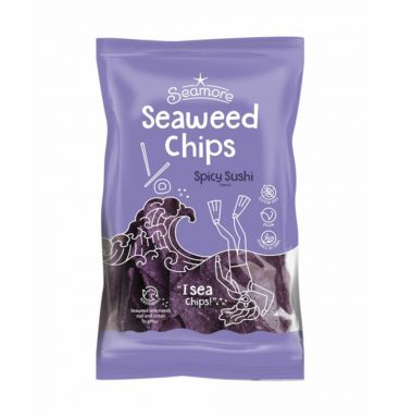 6x Seamore Seaweed Chips Spicy Sushi 135 gr