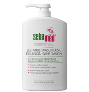 2x Sebamed Zeepvrije Wasemulsie Pomp 1000 ml