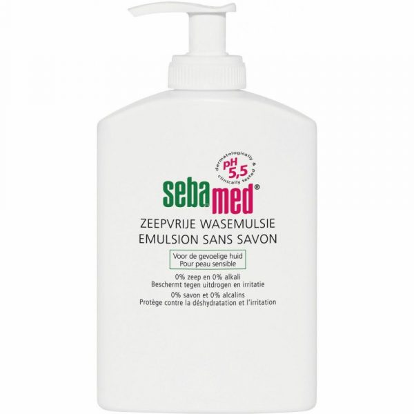 3x Sebamed Zeepvrije Wasemulsie Pomp 300 ml