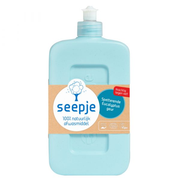 8x Seepje Afwasmiddel Spetterende Eucalyptus 500 ml