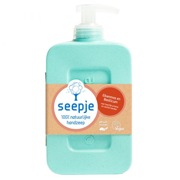 Seepje Handzeep Eikenmos en Basilicum 300 ml