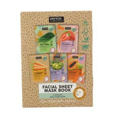 Sence Collection Face Sheet Mask Book 5pcs Planet Love