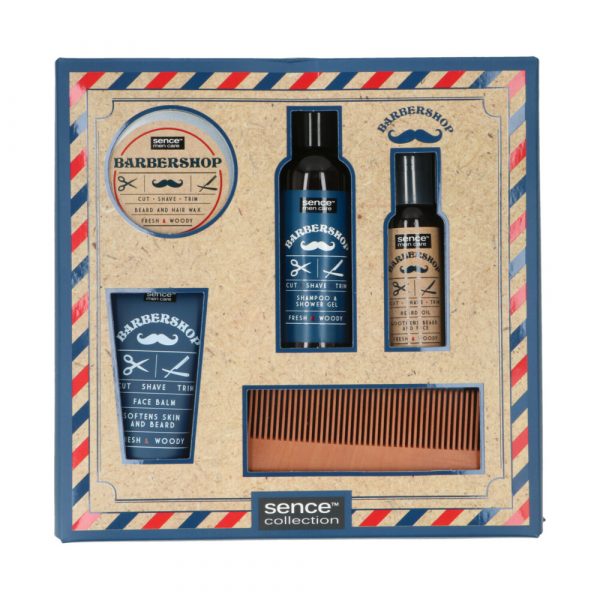 Sence Collection Giftset Mannen Barber Timeless Memories 4 stuks