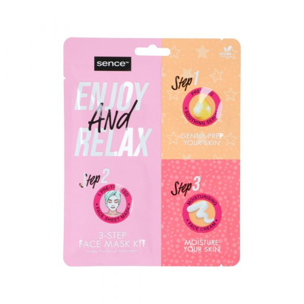 Sence Enjoy&Relax 3-staps Gezichtsmasker Kit 27 ml