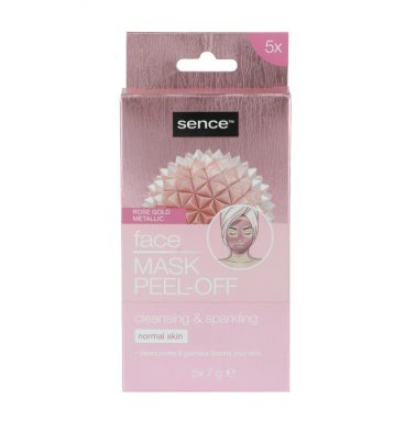 96x Sence Gezichtsmasker Peel-off Rose Goud 5 stuks