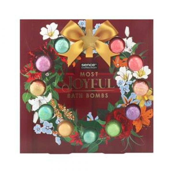 Sence Giftset Bruisballen Wreath Joyful 12 stuks