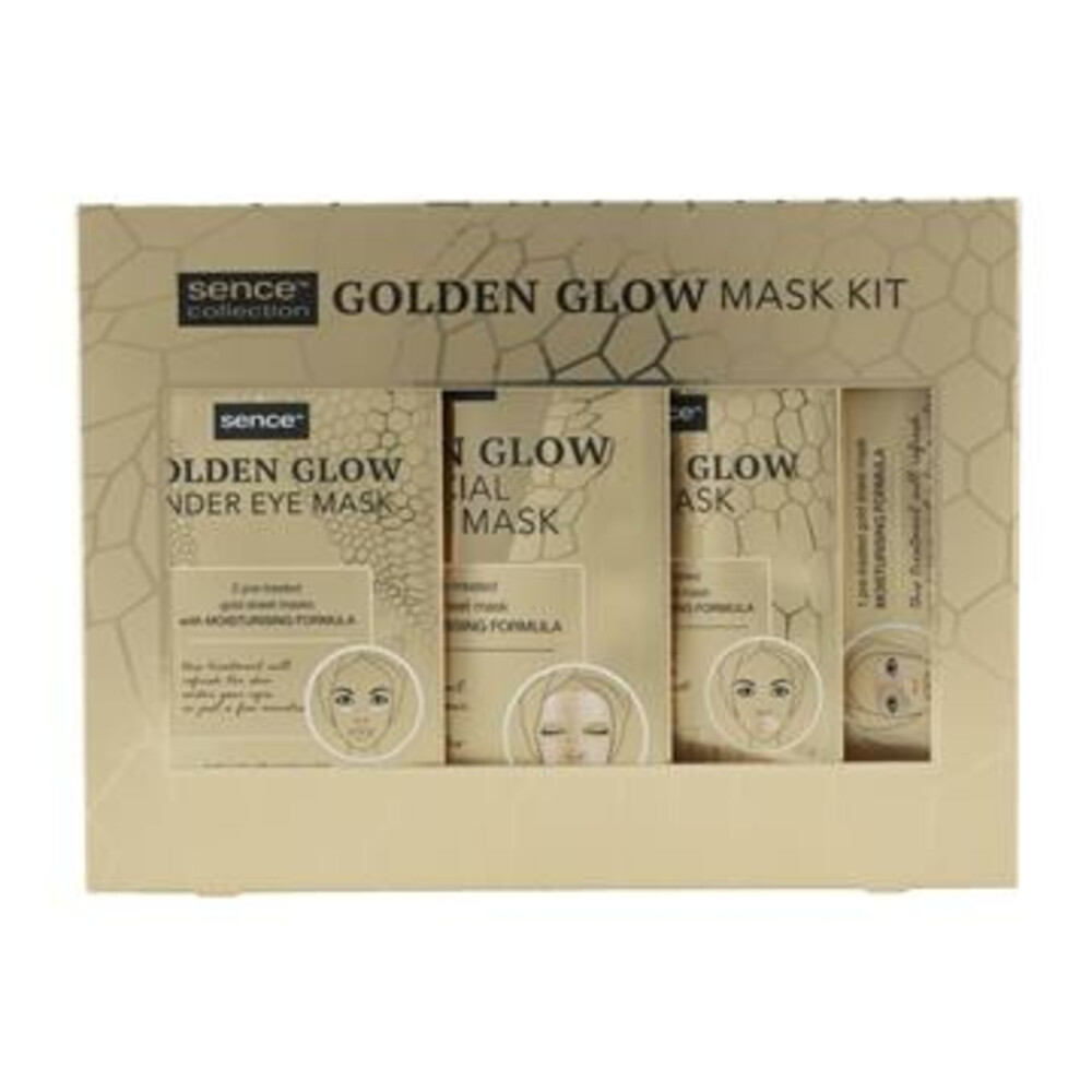 Sence Giftset Gold Mask Kit Modern Rich 4 stuks