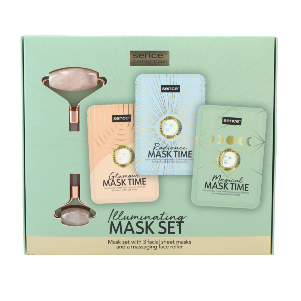 Sence Giftset Mask Time Radiance Boost 4 stuks