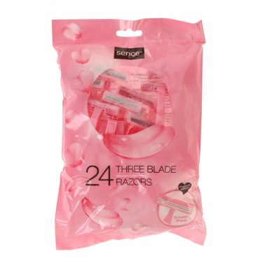 Sence Scheermesjes Three Blades Vrouwen 24 stuks