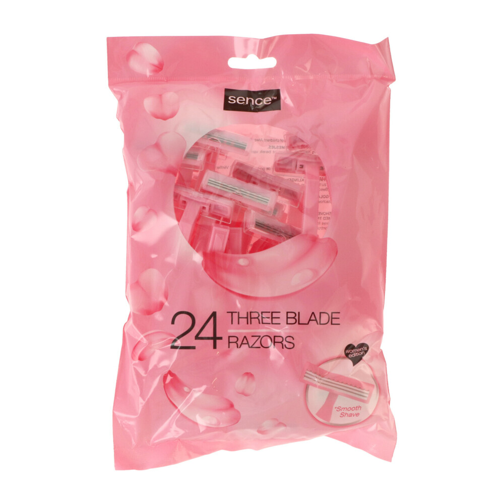 Sence Scheermesjes Three Blades Vrouwen 24 stuks