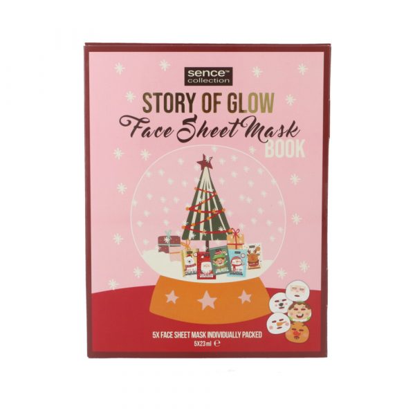 12x Sence Sence Collection Print Face Sheet Mask Book Cherising Moments 5 stuks