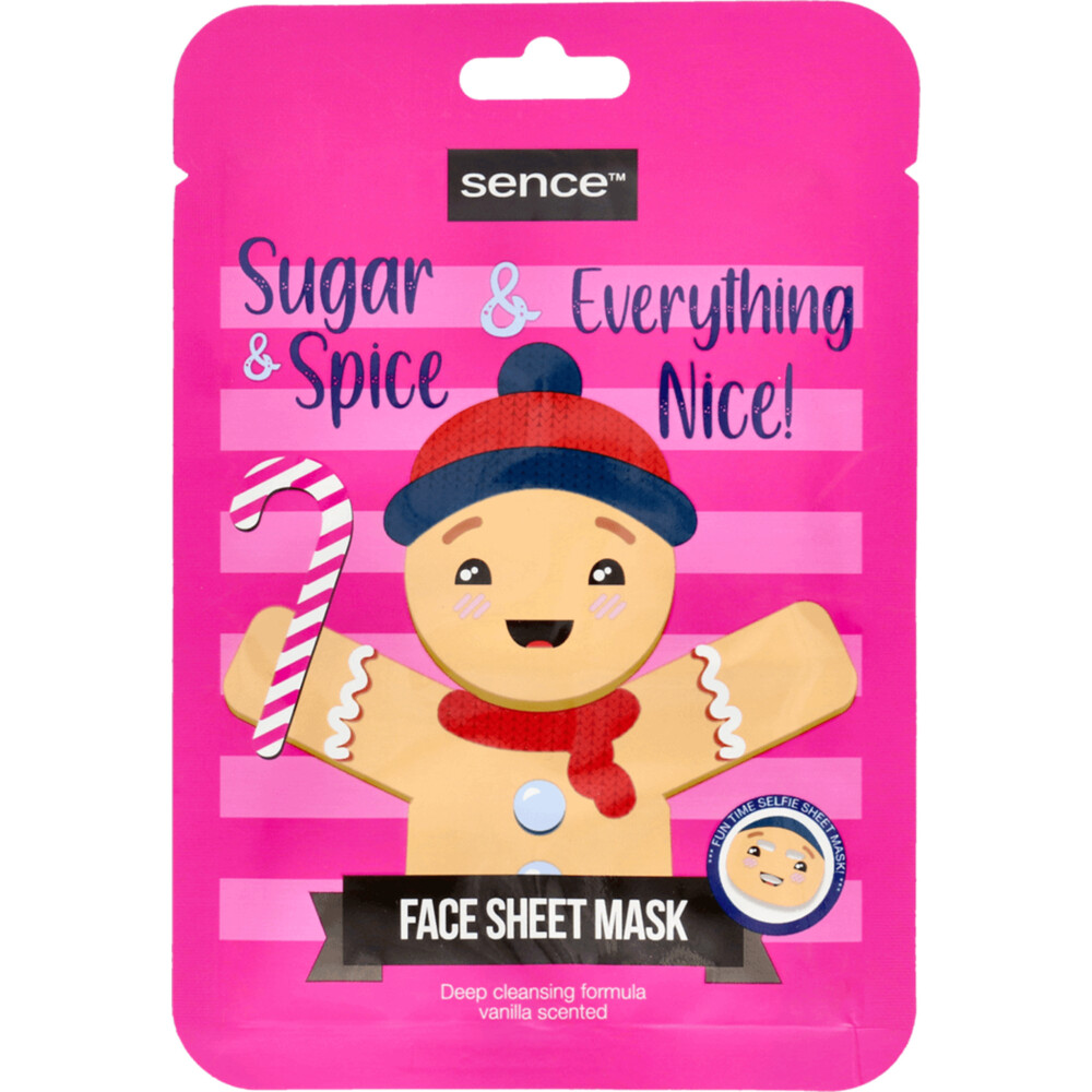 Sence Sheet Gezichtsmasker Gingerbread 23 ml