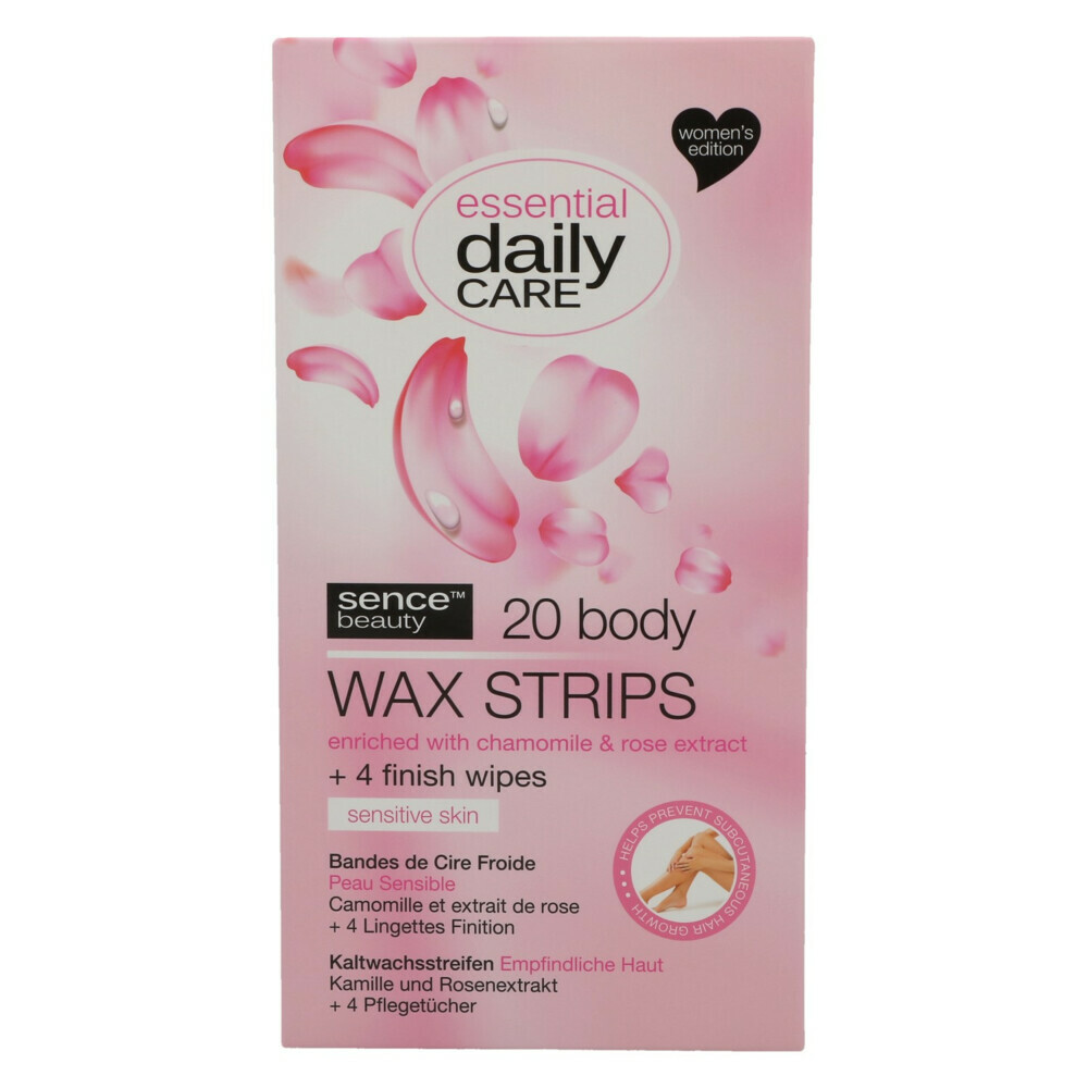 3x Sence Wax Strips voor het Lichaam 20 stuks