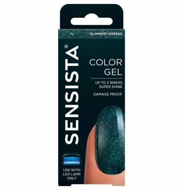 6x Sensista Color Gel Glimmery Greens 7