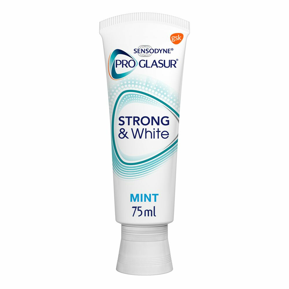 12x Sensodyne ProGlasur Tandpasta Strong&White 75 ml