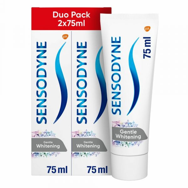 6x Sensodyne Tandpasta Gentle Whitening Duo 2 x 75 ml