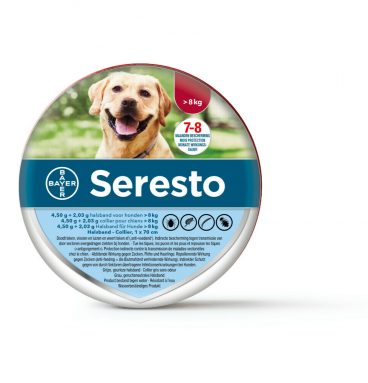 Seresto Anti Teken en Vlooien Halsband Hond vanaf 8 kg 70 cm