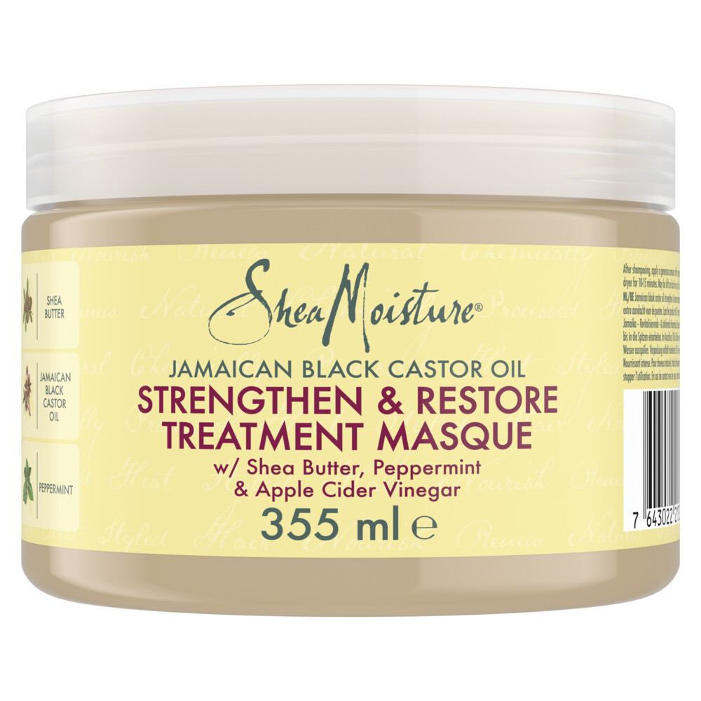 Shea Moisture Jamaican Black Castor Oil Strenghten&Restore Treatement Masker 355 ml