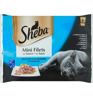 13x Sheba Delice Pouch Vis Selectie Multipack 340 gr