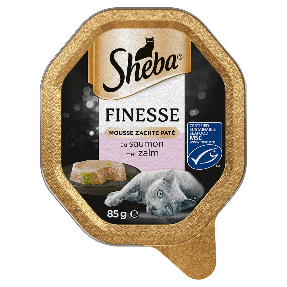 22x Sheba Finesse Mousse Zalm 85 gr