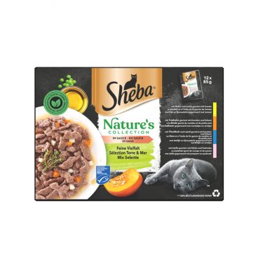 4x Sheba Natures Collection in Saus Mix Selectie 12 x 85 gr