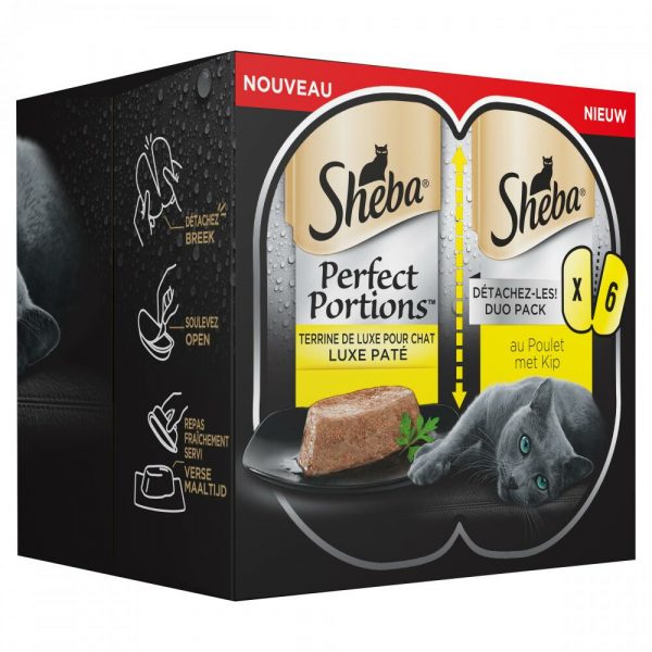 8x Sheba Perfect Portions Adult Kip Multipack 112