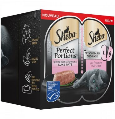 8x Sheba Perfect Portions Adult Zalm Multipack 112