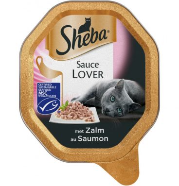 22x Sheba Sauce Lovers Zalm 85 gr