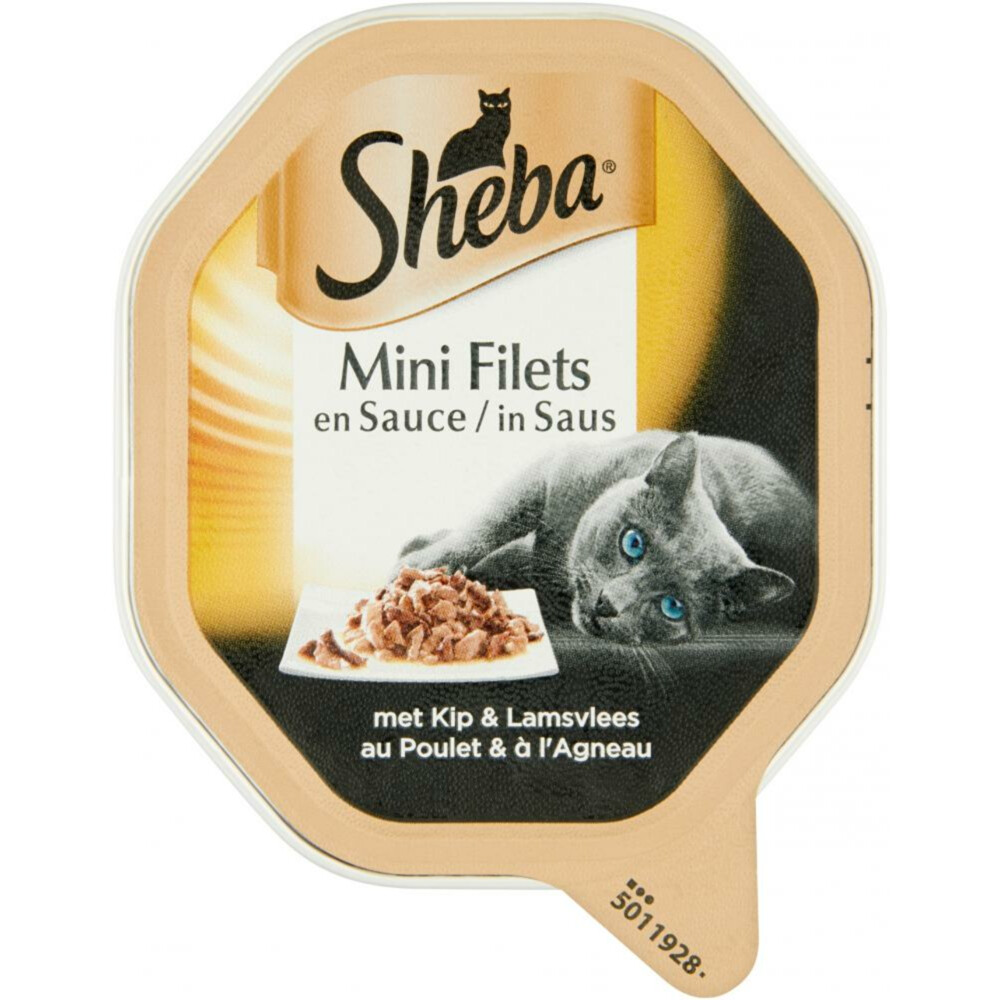 22x Sheba Selection Kip - Lam In Saus 85 gr