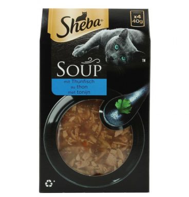 Sheba Soup Tonijn 4 x 40 gr