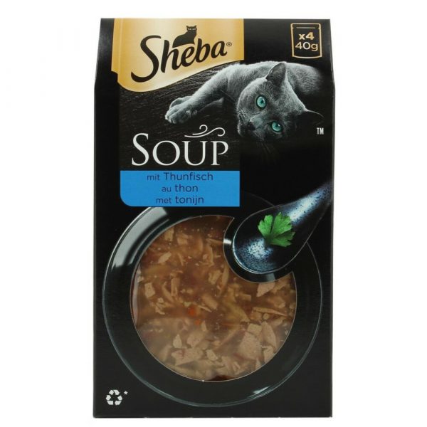 Sheba Soup Tonijn 4 x 40 gr