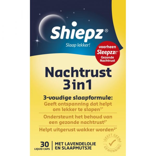 Shiepz Nachtrust 3 in 1 30 capsules