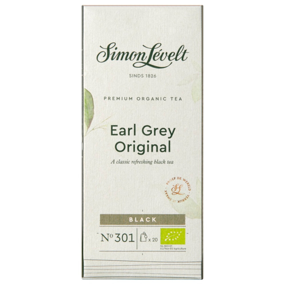 3x Simon Levelt Earl Grey Bio 20 stuks