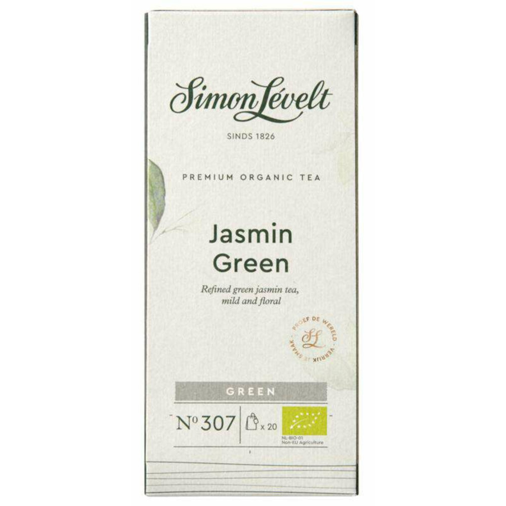 3x Simon Levelt Jasmin Green Bio 20 stuks