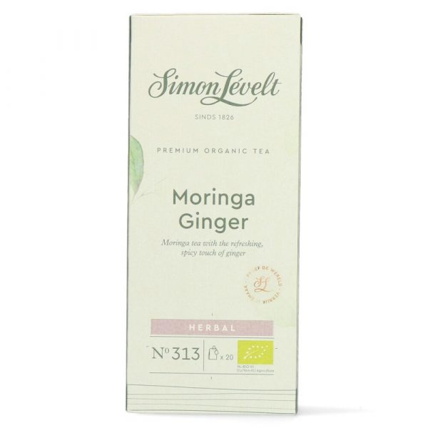 3x Simon Levelt Moringa Ginger Bio 20 stuks