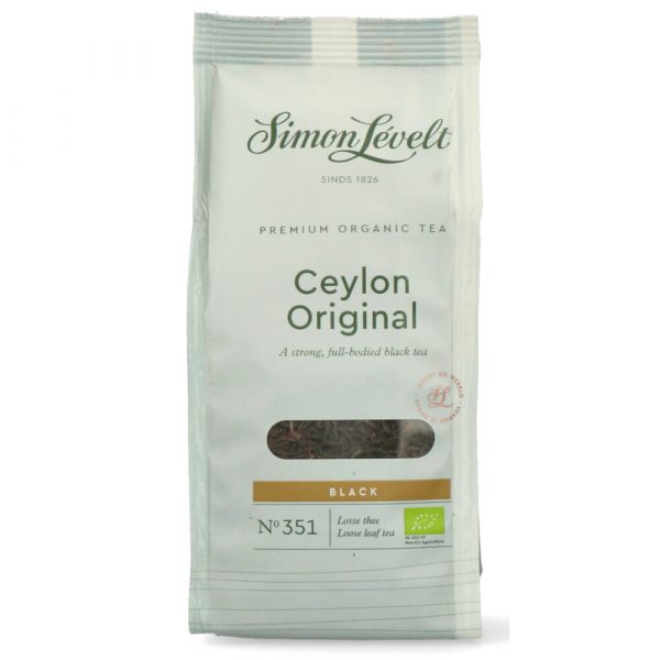 3x Simon Levelt Premium Organic Tea Ceylon Original 90 gr